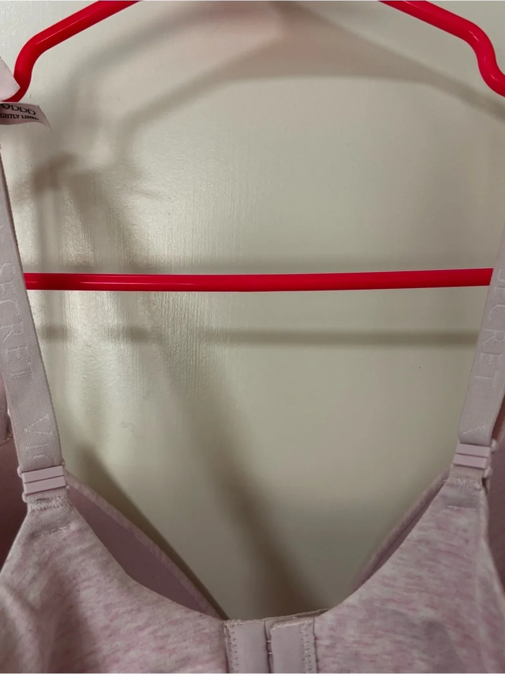 Victoria’s Secret tshirt lightly lined wireless bra light pink 36DDD